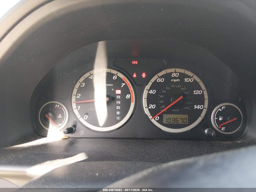 2004 HONDA CR-V SPORT UTILITY VEHICLE 2.4L I-4 DOHC, VVT, 160HP