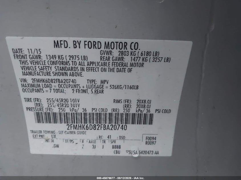 2015 FORD FLEX LIMITED · Фото 9