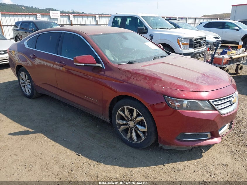 Vin: 2g1115s37g9123745, lot: 46375698, chevrolet impala 2lt 20161