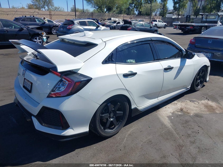 Vin: shhfk7h46ju423302, lot: 46375704, honda civic sport 20184