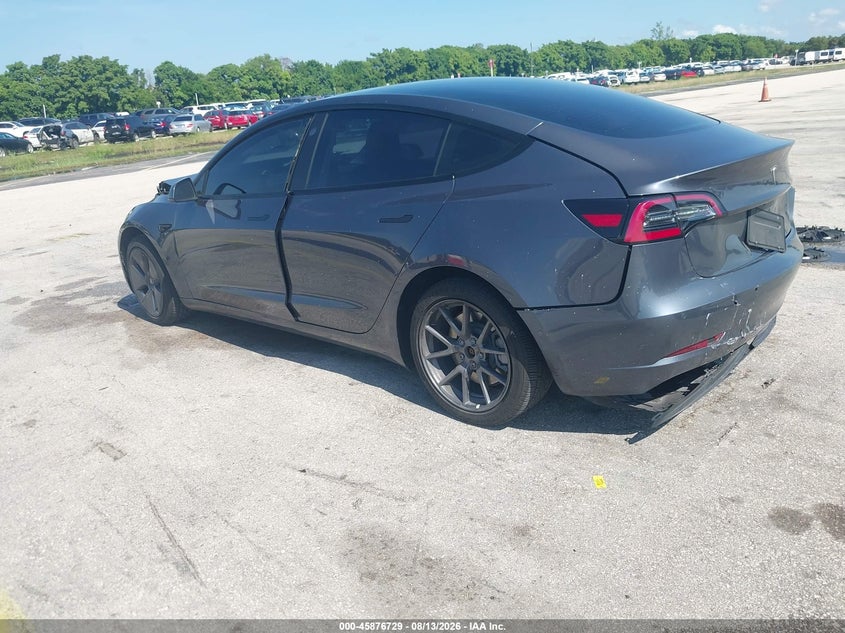 Vin: 5yj3e1ea3nf341696, lot: 46375725, tesla model 3 rear-wheel drive 20223