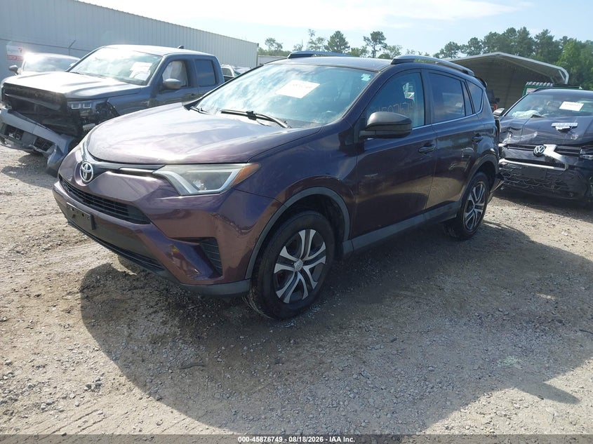 2016 Toyota RAV 4, Rear, IAAI, VIN 2T3ZFREV6GW294430 — photo 2