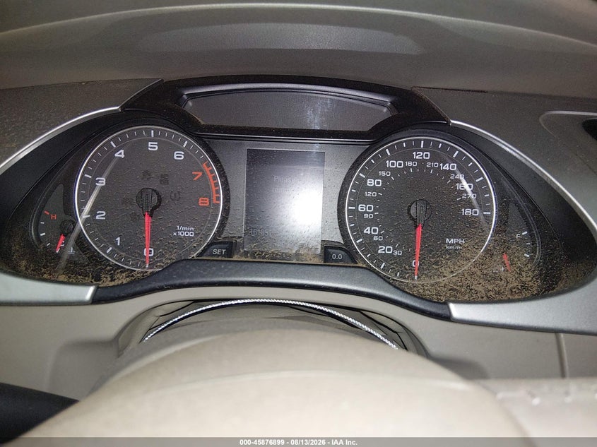 2009 AUDI A4 SEDAN 2.0L I-4 DI, DOHC, VVT, TURBO, 211HP