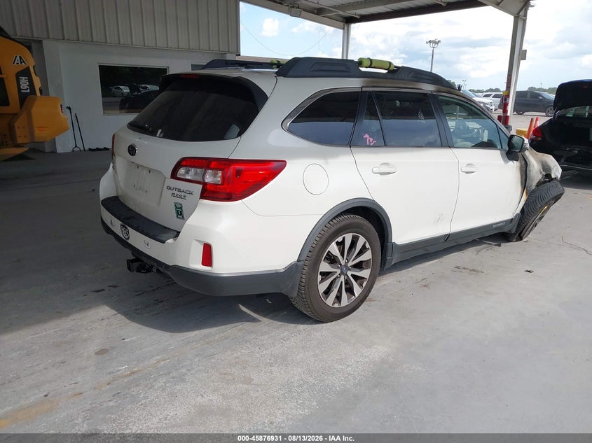 2015 SUBARU OUTBACK auction photo 4