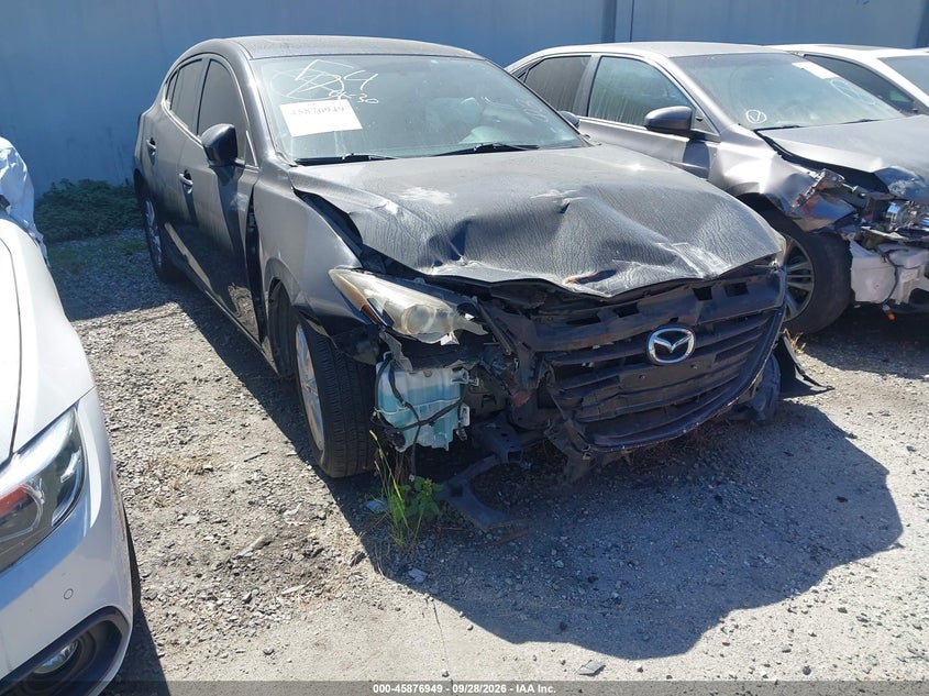 Vin: jm1bm1m7xe1201898, lot: 46375945, mazda mazda3 i grand touring 20141