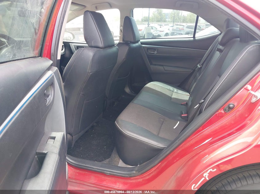 2016 TOYOTA COROLLA SEDAN 1.8L I-4 DOHC, VVT, 132HP