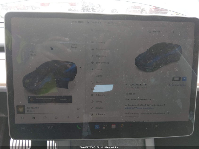 TESLA MODEL Y 2024 VIN 7SAYGDEF5RF047349