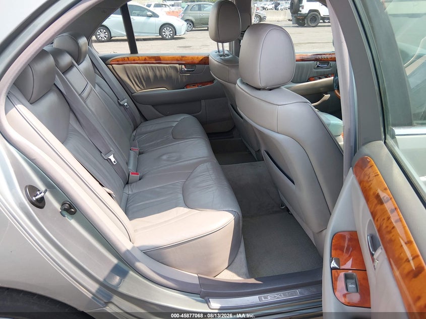 LEXUS LS 430 2001 VIN JTHBN30F610027817