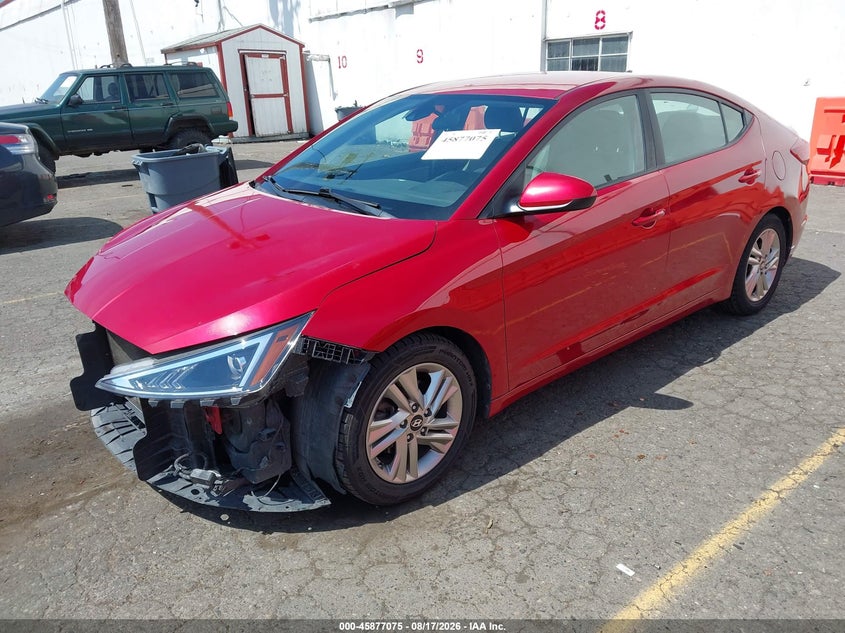 2019 Hyundai Elantra Sel, Front End, IAAI, VIN 5NPD84LF3KH429303 — photo 2