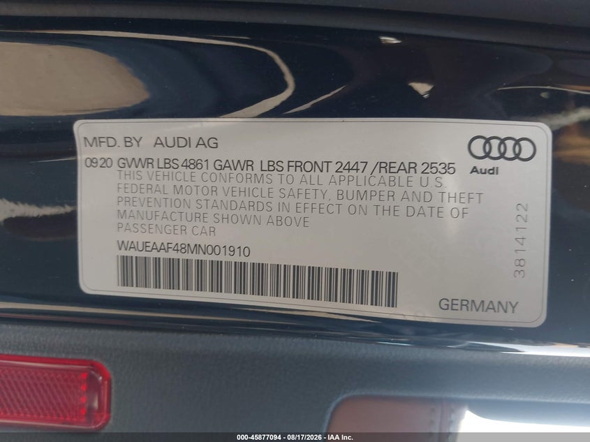 2021 Audi A4 - вигляд 9
