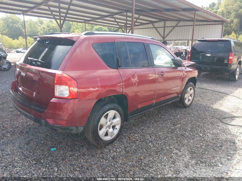 Vin: 1c4njcba4dd109375, lot: 46376101, jeep compass sport 20134