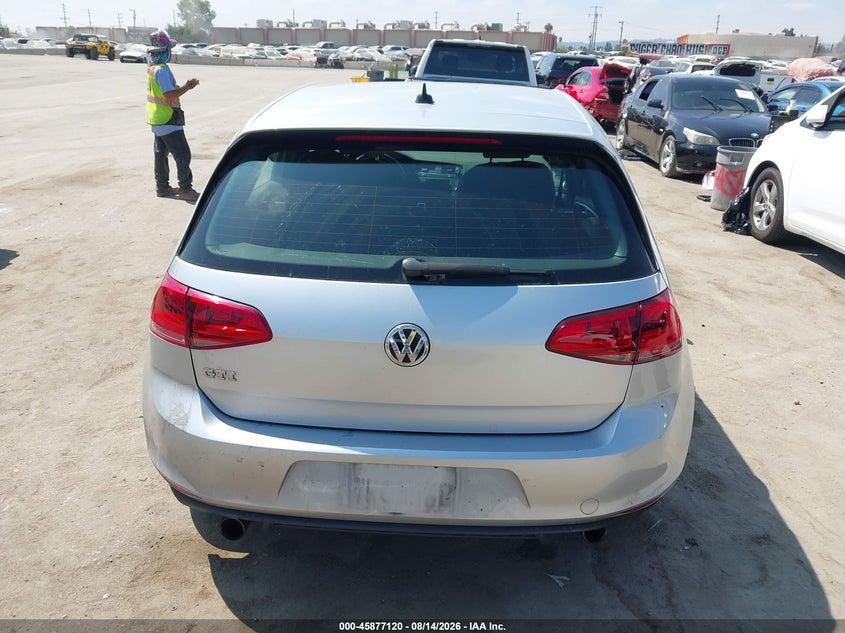 VOLKSWAGEN GOLF GTI 2017 VIN 3VW5T7AU8HM033261