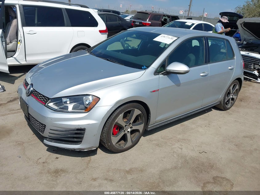 VOLKSWAGEN GOLF GTI 2017 VIN 3VW5T7AU8HM033261