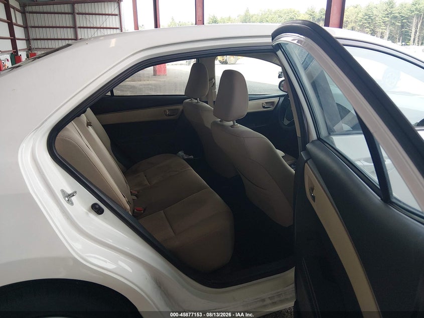 2015 TOYOTA COROLLA SEDAN 1.8L I-4 DOHC, VVT, 132HP