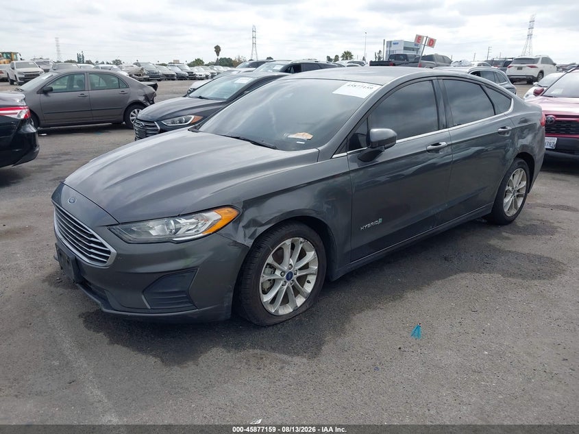 2019 FORD FUSION HYBRID auction photo 2