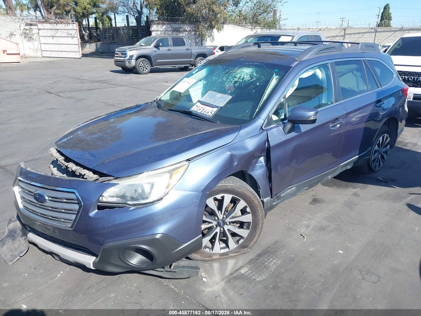 2016 SUBARU OUTBACK SPORT UTILITY VEHICLE 2.5L H-4 DOHC, VVT, 175HP
