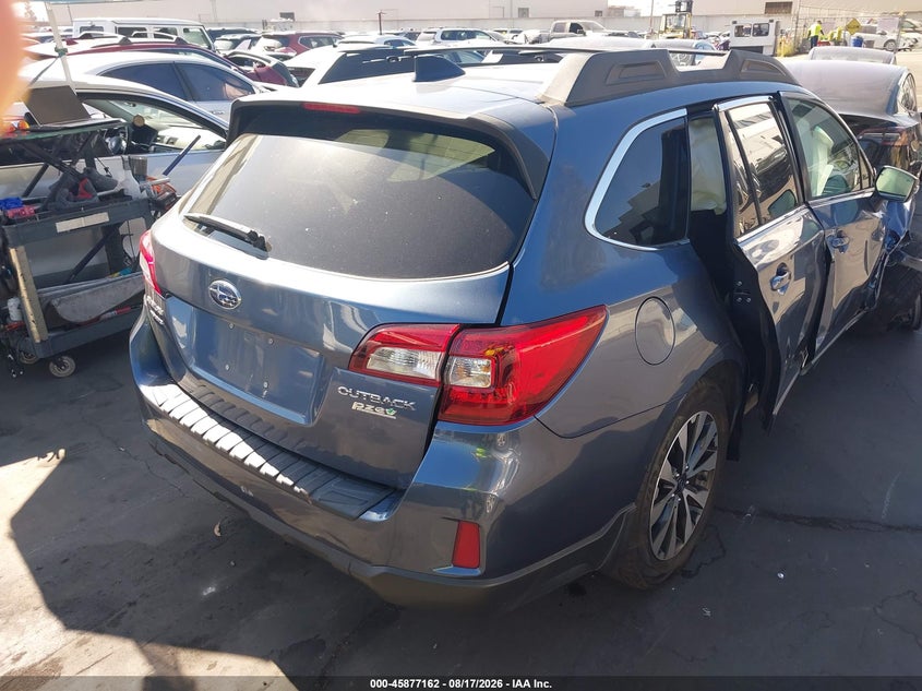 2016 SUBARU OUTBACK SPORT UTILITY VEHICLE 2.5L H-4 DOHC, VVT, 175HP