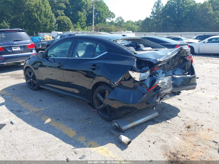 Vin: 3n1ab8dv5ny319025, lot: 46376165, nissan sentra sr xtronic cvt 20223