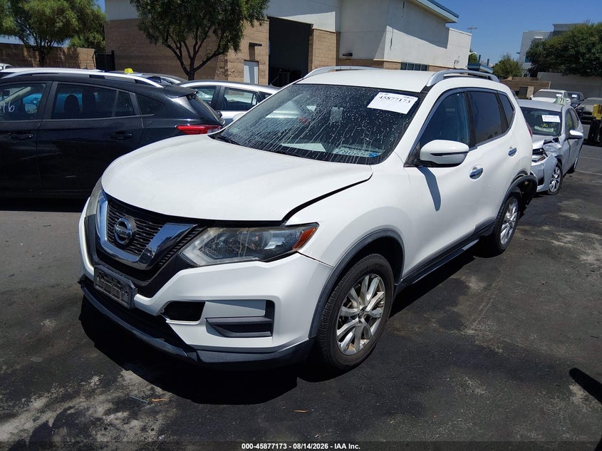 2017 Nissan Rogue, Left Rear, IAAI, VIN JN8AT2MT5HW134544 — photo 2