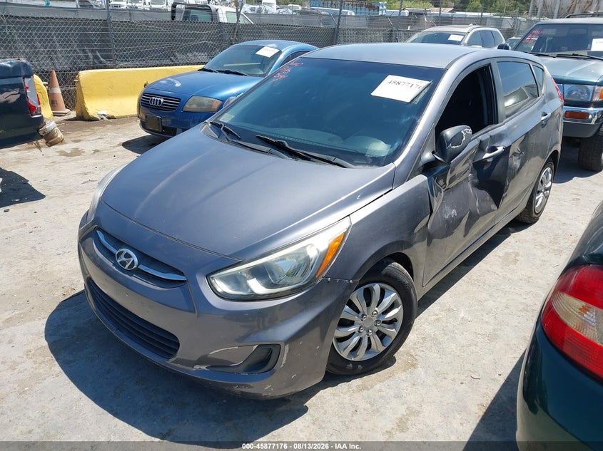 2016 Hyundai Accent, Left Side, IAAI, VIN KMHCT5AE6GU247064 — photo 2