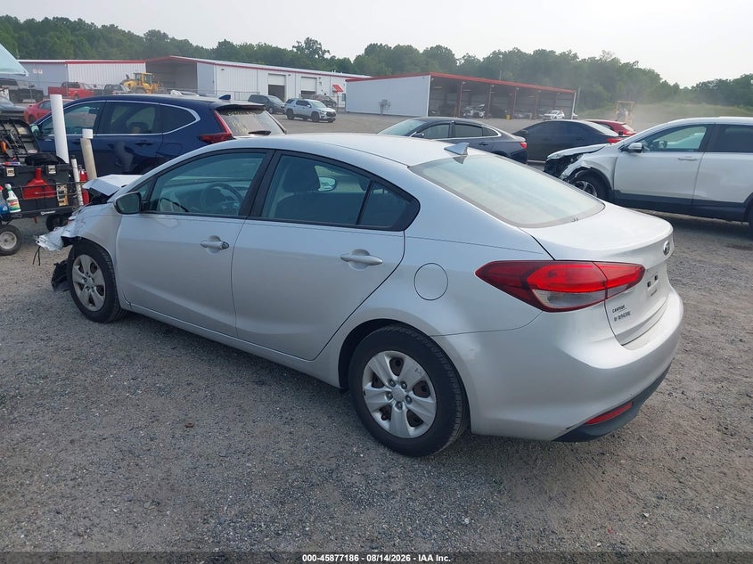 Vin: 3kpfk4a74he125867, lot: 46376182, kia forte lx 20173