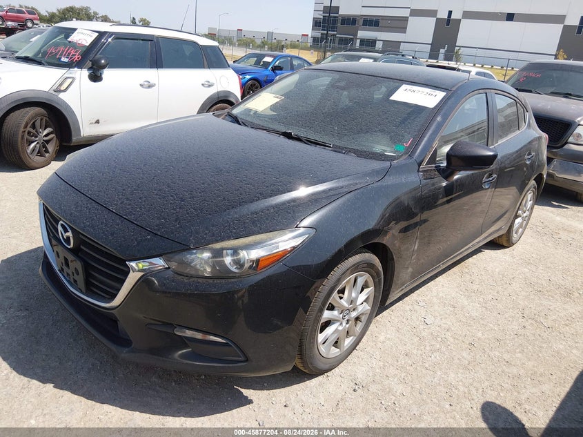 2017 Mazda 3, Удар сзади, IAAI, VIN JM1BN1L7XH1148459 — фото 2