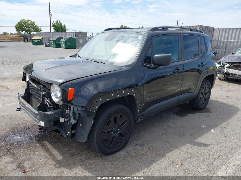 2018 Jeep Renegade, Front End, IAAI, VIN ZACCJBAB2JPH82741 — photo 2