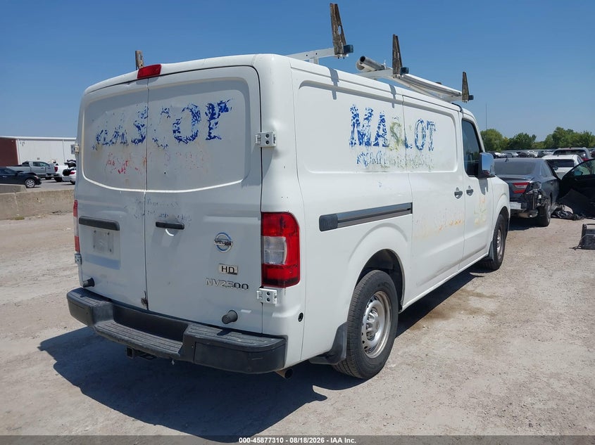 Vin: 1n6af0ky9gn808556, lot: 46376306, nissan nv cargo nv2500 hd s v8 20164