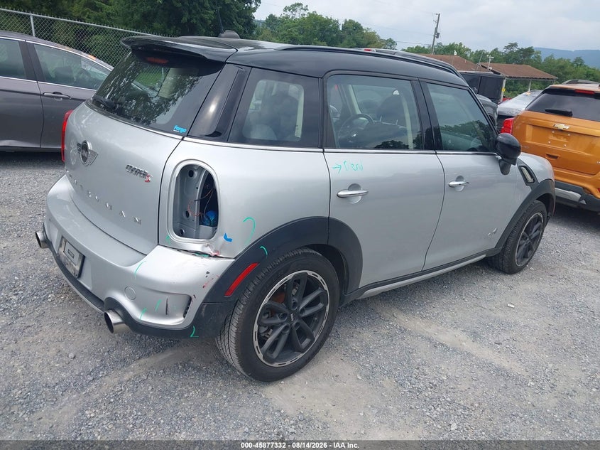 Vin: wmwzc5c57gwt38440, lot: 46376328, mini countryman cooper s 20164
