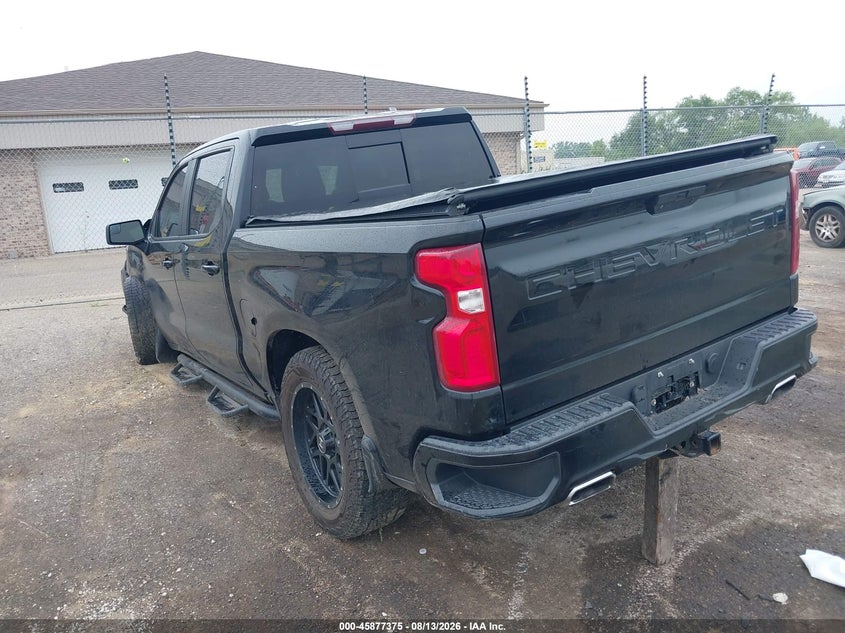 Vin: 3gcuyeed9lg428698, lot: 46376371, chevrolet silverado 1500 4wd  short bed rst 20203
