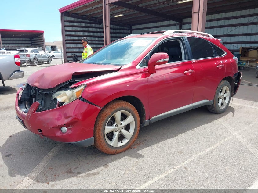 2010 Lexus RX, Front End, IAAI, VIN JTJZK1BA4A2400143 — photo 2