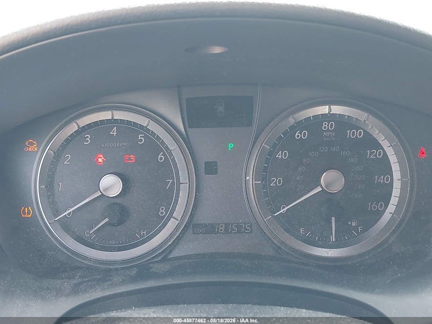 LEXUS ES 350 2008 VIN JTHBJ46G582268350