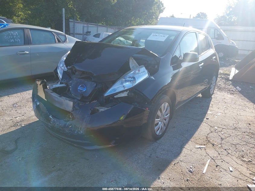 2015 NISSAN LEAF auction photo 2