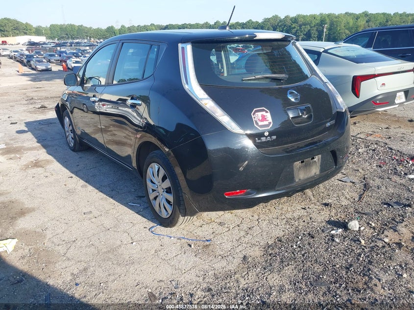 2015 NISSAN LEAF auction photo 3