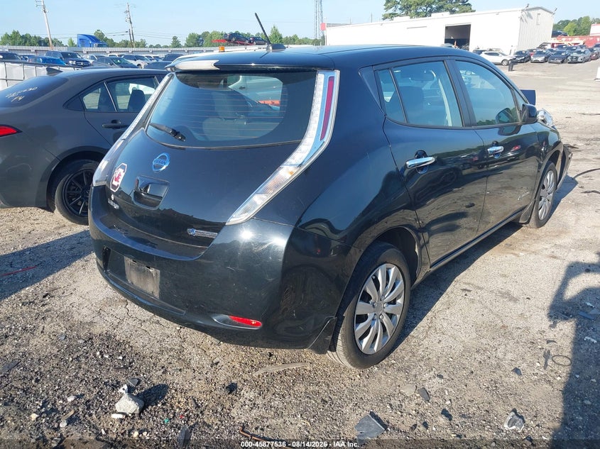 2015 NISSAN LEAF auction photo 4