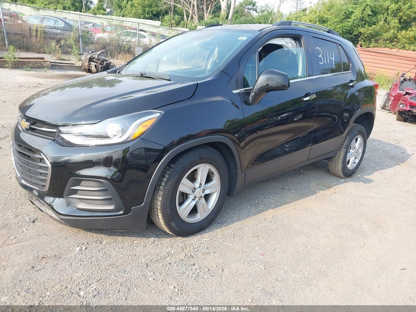 Vin: kl7cjpsb8kb873114, lot: 46376536, chevrolet trax lt 20192