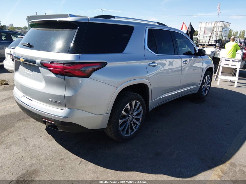 Vin: 1gnevkkw4nj157995, lot: 46376541, chevrolet traverse awd premier 20224