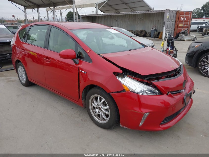 Vin: jtdzn3euxd3194207, lot: 46376547, toyota prius v three 2013 img_1