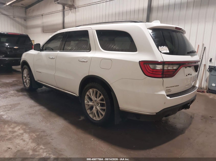 Vin: 1c4rdjeg6ec305239, lot: 46376580, dodge durango citadel 20143