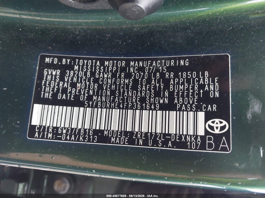 TOYOTA COROLLA - zdjęcie 9