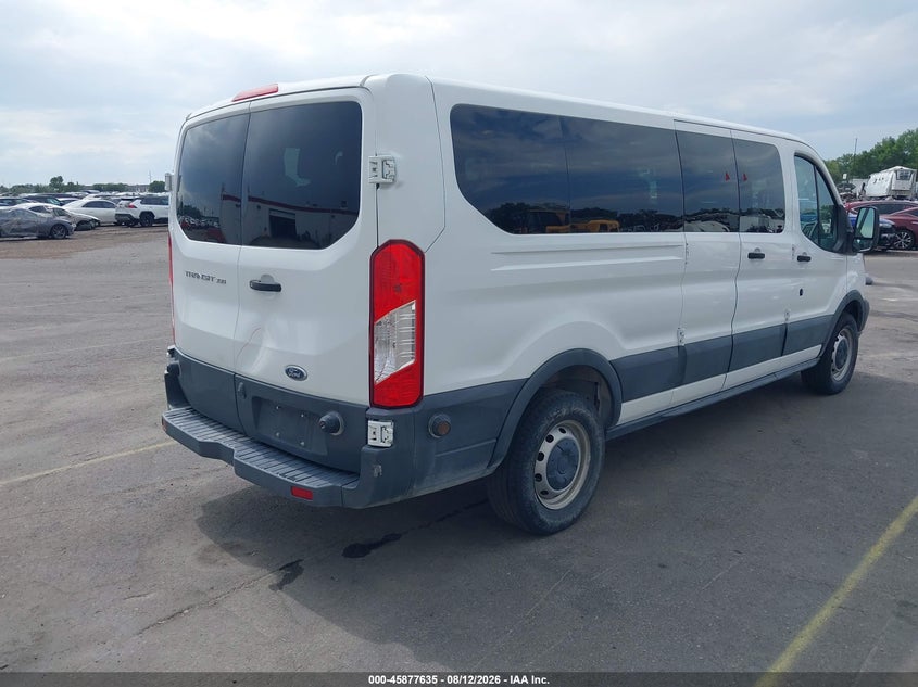 Vin: 1fbzx2zm0jkb42816, lot: 46376631, ford transit-350 xl 20184
