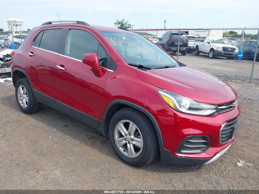2018 Chevrolet Trax Lt, Перед, IAAI, VIN 3GNCJPSB9JL301475