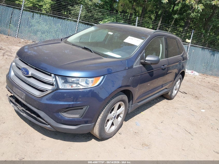 2017 Ford Edge, Front End, IAAI, VIN 2FMPK4G99HBC07920 — photo 2