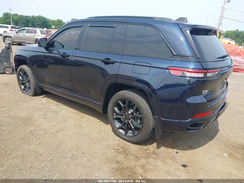 Vin: 1c4rjyb60p8892461, lot: 46376790, jeep grand cherokee 4xe 30th anniversary 20233