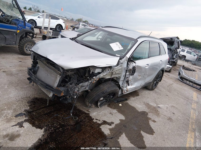 Vin: 5xypgda5xkg583606, lot: 46376795, kia sorento 3.3l s 20192