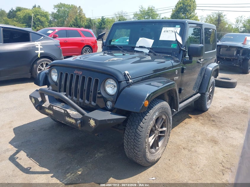 2016 JEEP WRANGLER auction photo 2