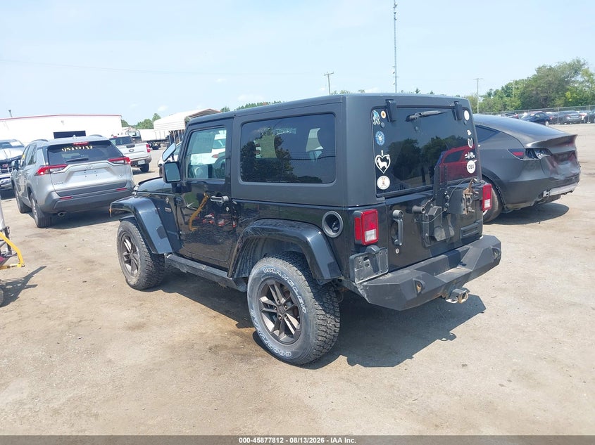 2016 JEEP WRANGLER auction photo 3