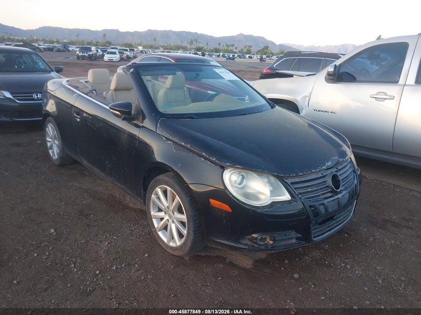 2011 Volkswagen Eos Komfort, Износ, IAAI, VIN WVWBW7AH9BV004686