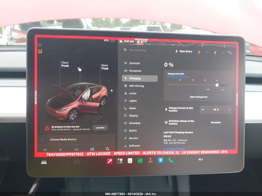 2023 TESLA MODEL Y SPORT UTILITY VEHICLE ELECTRIC