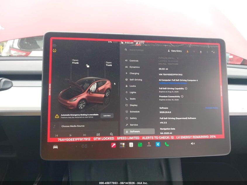 2023 TESLA MODEL Y SPORT UTILITY VEHICLE ELECTRIC